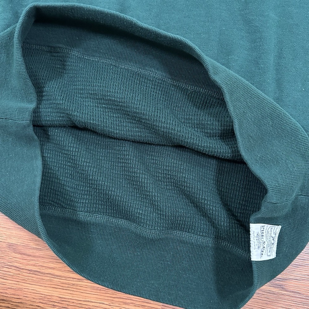 Polo Ralph Lauren Sweatshirt Mens XL Waffle Thermal Lined Double Knit Pullover - Picture 8 of 12